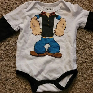 ‎Vintage Popeye infant onesie #1